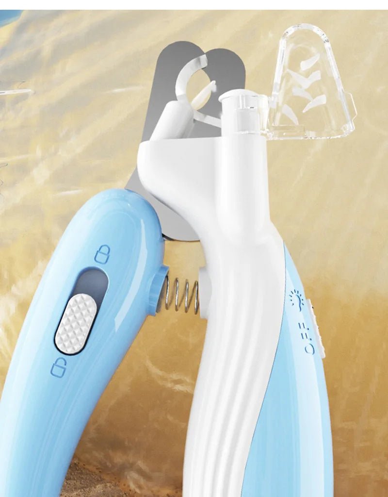 Krallenschere für Katzen und Hundwelpen mit LED, Nagelknipser mit Schutzkappe - Lucky Dog Shop
