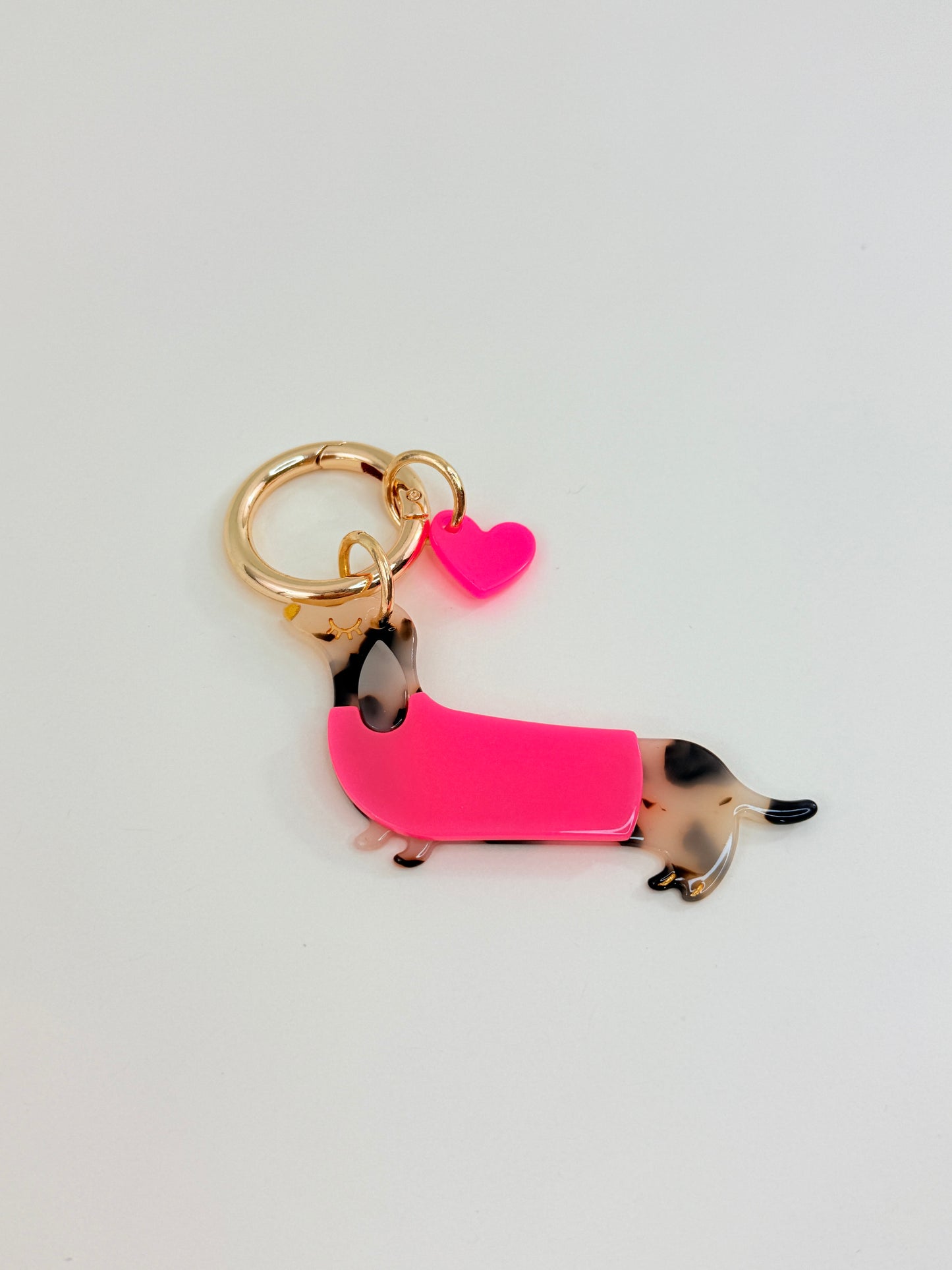 Bag Charm Dackel - Anhänger Dackel Liebe