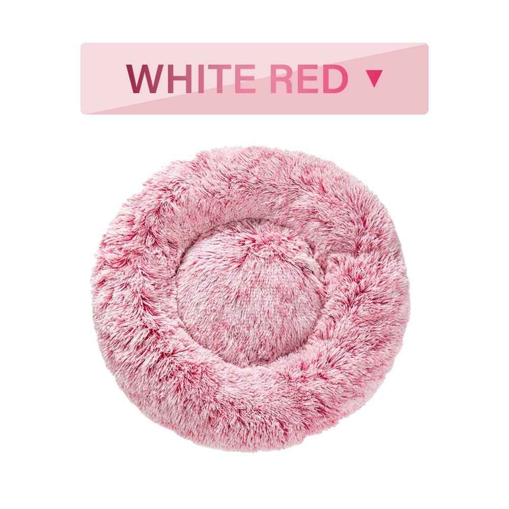 Fluffiges Donut-Hundebett in verschiedenen Farben ⌀ 60-100 cm