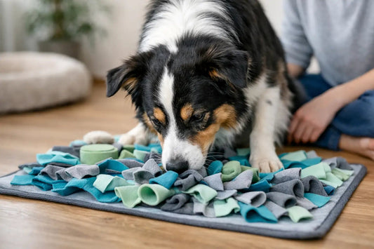 Schnüffelteppich richtig beim Hund einführen - Lucky Dog Shop