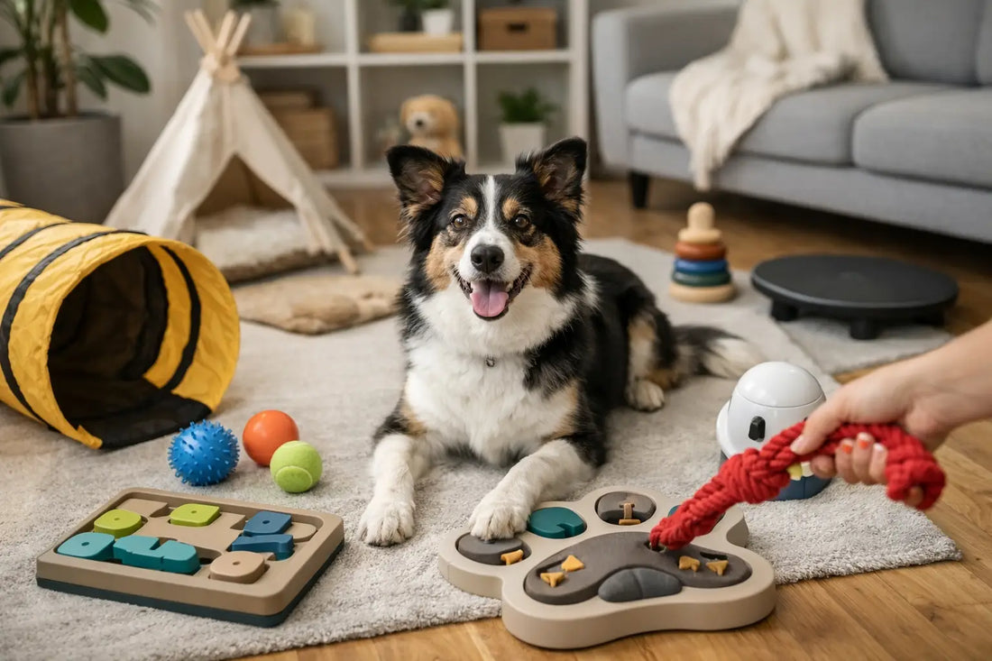 7 Ideen für Hundebeschäftigung drinnen