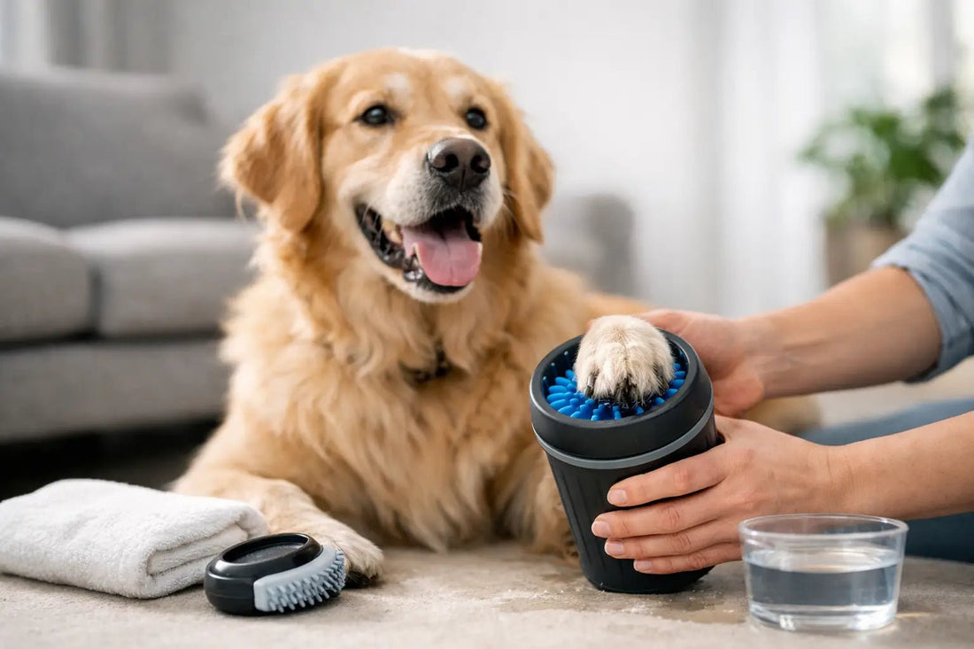 Pfotenreiniger für Hunde im Alltag im Review - Lucky Dog Shop