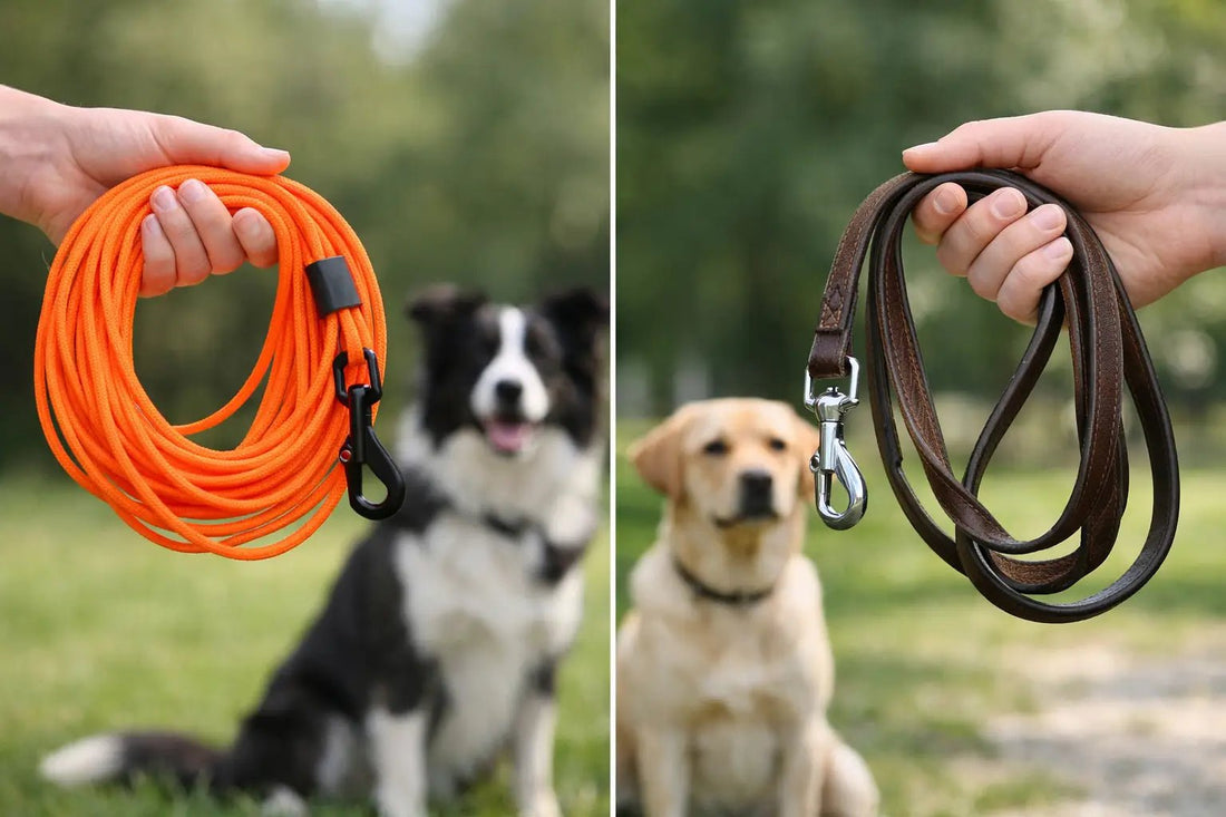 Schleppleine vs Führleine beim Hund - Lucky Dog Shop