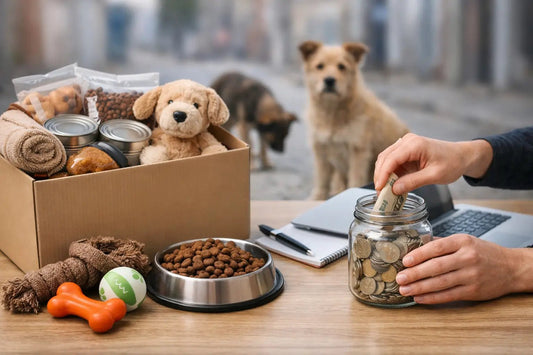 Beispiel Spendenkauf für Straßenhunde im Alltag - Lucky Dog Shop