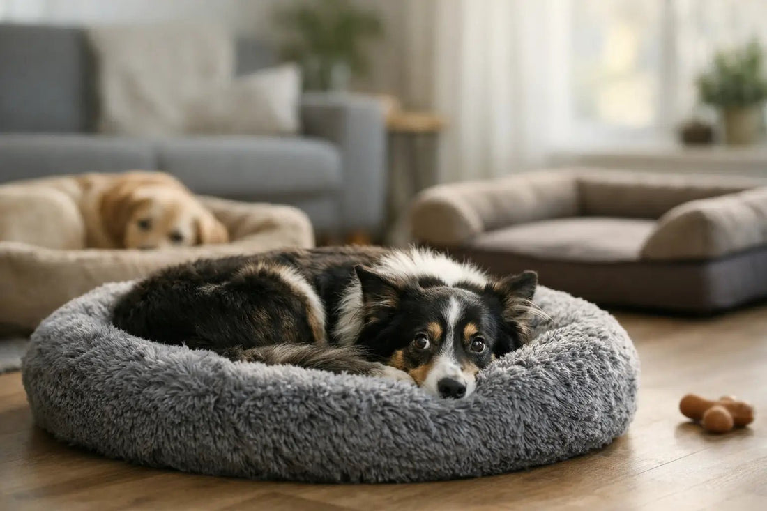 Welches Hundebett für nervöse Hunde passt? - Lucky Dog Shop