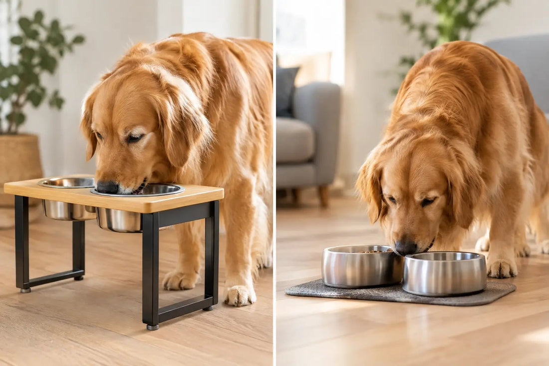 Erhöhte Hundenäpfe oder Bodennäpfe - was passt? - Lucky Dog Shop