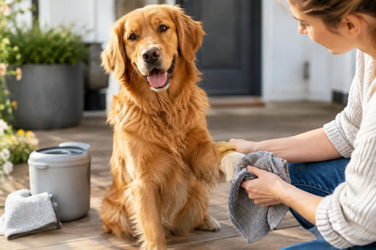 Pfoten nach Spaziergang säubern leicht gemacht - Lucky Dog Shop