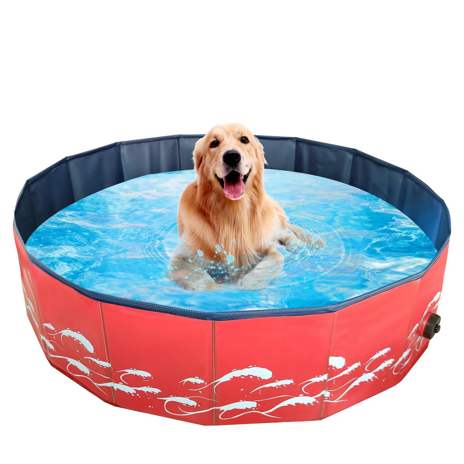 Faltbarer Hundepool - Swimmingpool Hundebad Ø80/100/120cm - Lucky Dog Shop