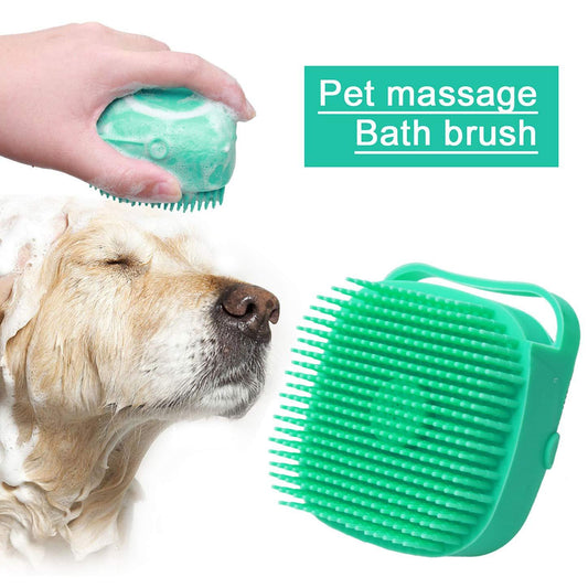 Shampoo und Massage Bürste für Hunde - Lucky Dog Shop