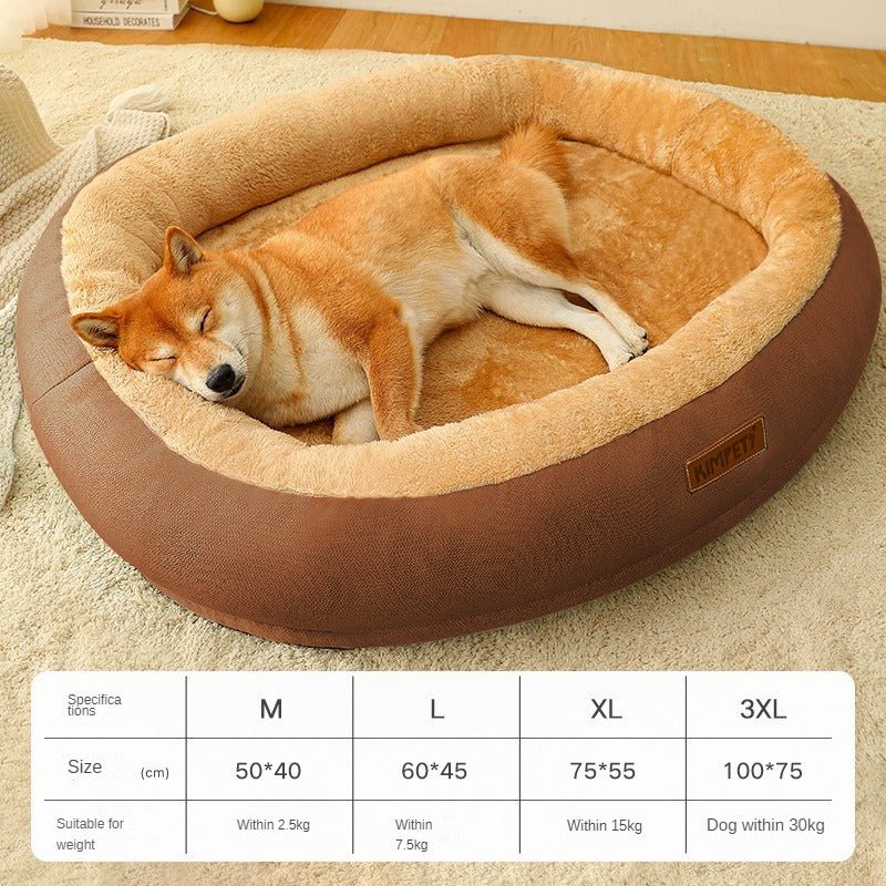 Waschbares Hundebett mit Decke / M - 3XL - Lucky Dog Shop