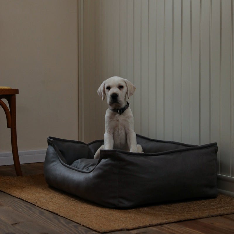 Wasserabweisendes und kühlendes Lederbett für Hunde - Lucky Dog Shop