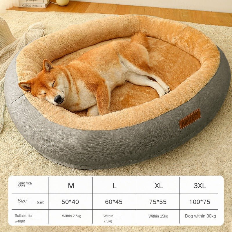 Waschbares Hundebett mit Decke / M - 3XL - Lucky Dog Shop
