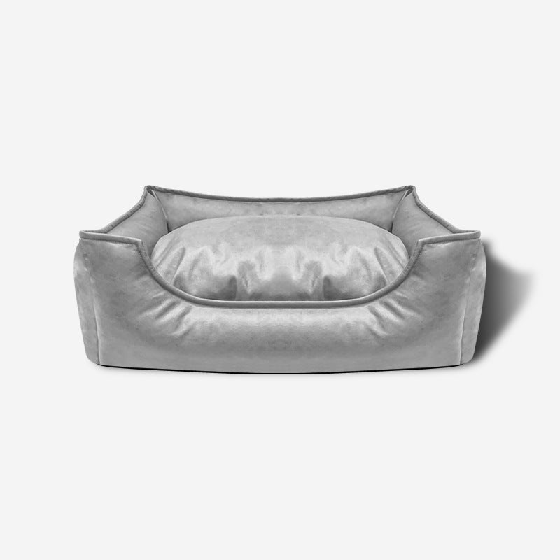 Wasserabweisendes und kühlendes Lederbett für Hunde - Lucky Dog Shop