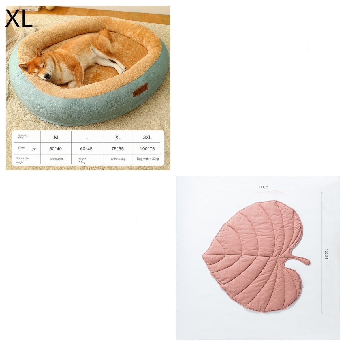 Waschbares Hundebett mit Decke / M - 3XL - Lucky Dog Shop