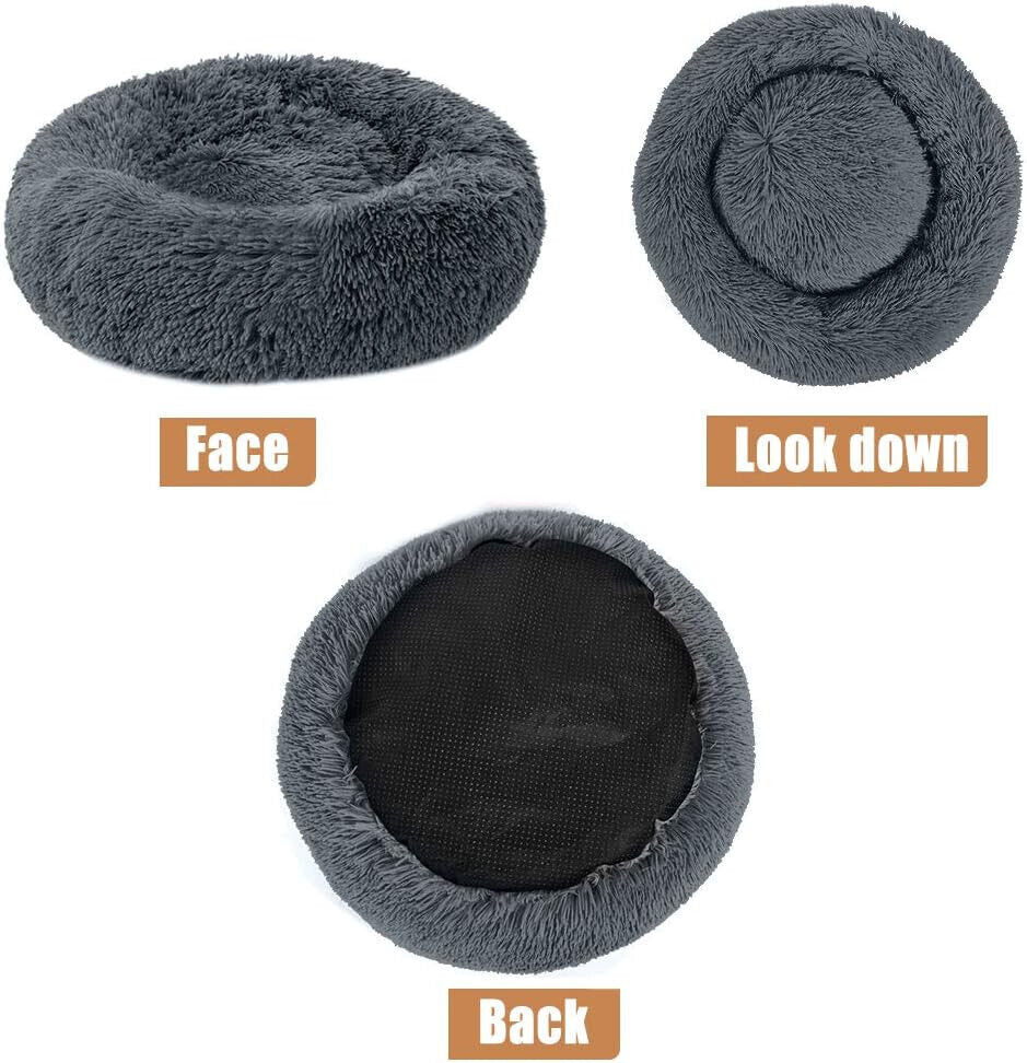 Plüsch - Donut - Haustierbett für Hunde, 60 cm - Lucky Dog Shop
