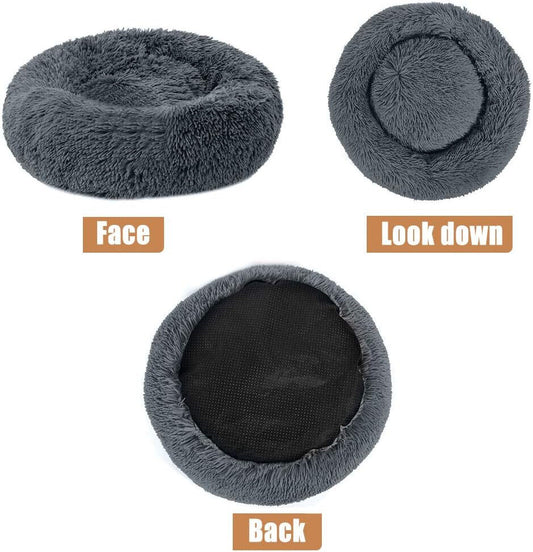 Plüsch - Donut - Haustierbett für Hunde, 60 cm - Lucky Dog Shop