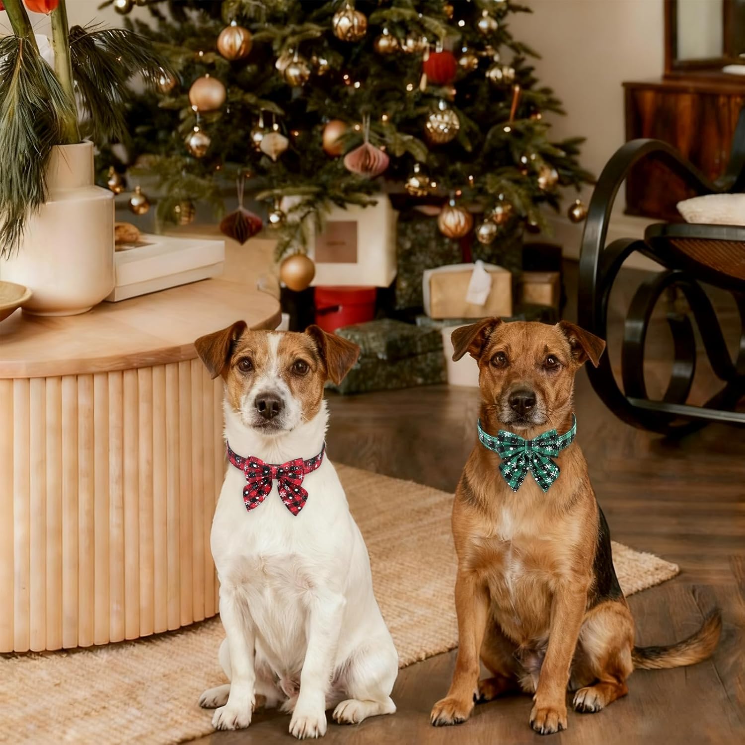 Hundehalsband Weihnachtsschleife - Lucky Dog Shop