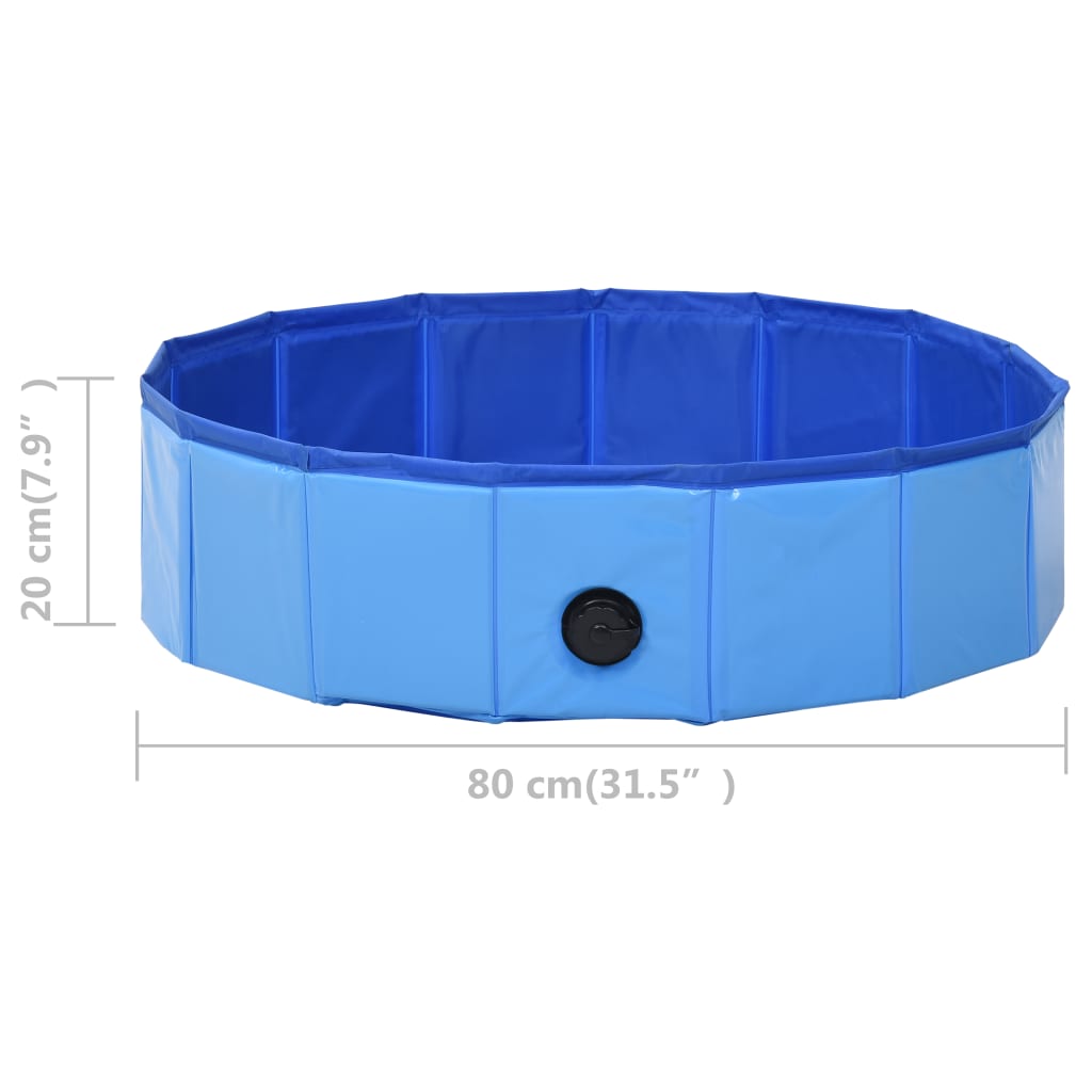 Faltbarer PVC Hundepool Ø 80cm - Lucky Dog Shop