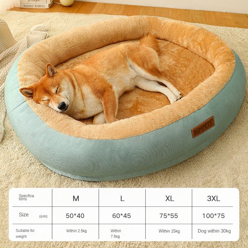 Waschbares Hundebett mit Decke / M - 3XL - Lucky Dog Shop
