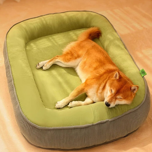 Winterwarmes Hundebett zweifarbig in versch. Größen - Lucky Dog Shop